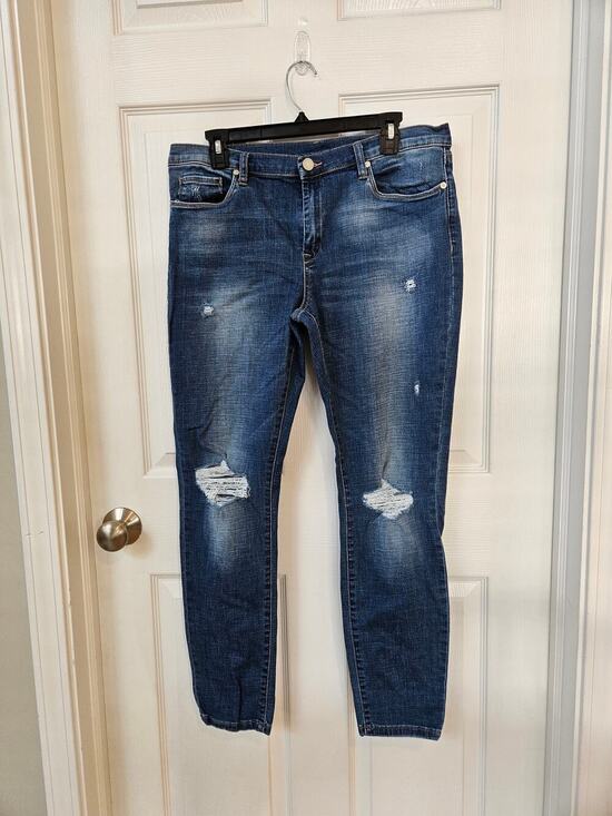 Blank NYC Denim - BLANKNYC The Reade Classic Skinny Jeans Women’s 31 Distressed Stretch Denim